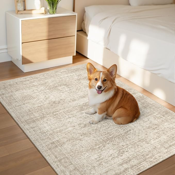 Soalmost 2x3 Washable Rugs for Kitchen, Powder Room Small Area Rug Non-Slip - Image 6