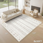cotiled 8x10 Area Rugs Living Room Rug: Washable Boho Rugs - Image 2