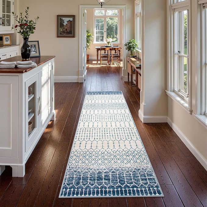 Lahome Runner Rug 2x8 Hallway Rug Runner Washable Non-Slip Kitchen Carpet - Image 3