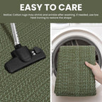 IOHOUZE Small Area Rug 2x3 Washable Woven Rugs - Image 5