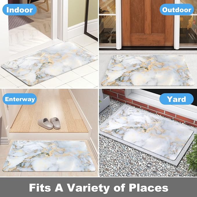 Rnivvi Front Door Mat, Heavy Duty Low Profile Anti-Slip Entryway Rug - Image 7