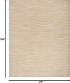 Nourison Home Nourison Essentials Ivory Gold 6' x 9' Area Rug - Image 2