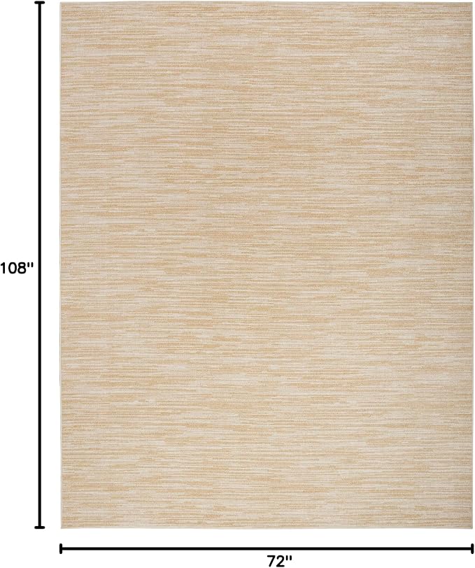 Nourison Home Nourison Essentials Ivory Gold 6' x 9' Area Rug - Image 2