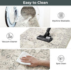 GRANNY SAYS Boho Kitchen Rug Sets of 2, Non Slip Washable Faux Wool Kitchen Mats - Image 6