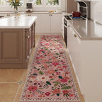 Rugcomf Runners for Hallways Kitchen Runner Rug Non Slip 2'x 10' Long Washable - Image 2