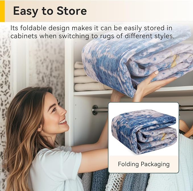RELEANY Washable Area Rugs 3x4 Non-Slip Modern Abstract Soft - Image 8