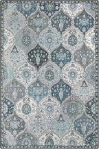Lahome Moroccan Trellis Front Door Mat Indoor Entrance, 2x3 Rugs - Image 3