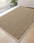 DEXI Ultra Thin Entryway Indoor Door Mat 17x30, Non Slip Rubber Backing Inside by DEXI