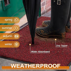 Mibao Front Door Mat Indoor Entrance, Dirt Trapper Welcome Mat - Image 3