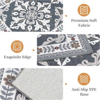 3-Piece Kitchen Rugs, Non-Slip & Washable Floor Mats, Water-Absorbent Area Pad - Image 3