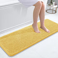 OLANLY Bathroom Runner Rugs 47x17, Extra Soft Absorbent Chenille Bath Rugs by OLANLY