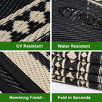 RURALITY Outdoor Rugs 8x10 Waterproof - Image 4