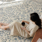jinchan Zenith Floral 6x9 Area Rug Soft Low-Pile Living Room Rug Machine - Image 9