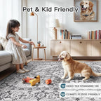 Lofus 3x5 Area Rugs for Living Room, Machine Washable Area Rug, Soft Small Rugs - Image 9