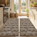 Kitchen Rugs Sets of 2-Non Slip Kitchen Mats by BSICPRO