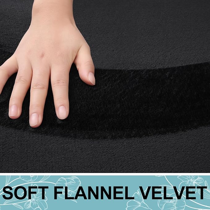 Smiry Memory Foam Bath Mat 30x20, Extra Soft and Absorbent Bathroom Mats - Image 4