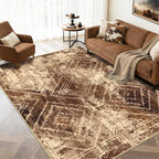 BESTSWEETIE Area Rug 6x9 Rug Machine Washable Non-Slip Low Pile Print Pattern - Image 7