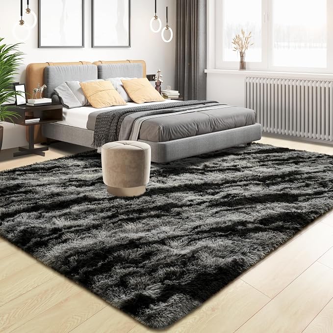 Tepook Fluffy Large Rugs for Living Room, 8x10 Area Rugs for Bedroom, Modern - Image 3