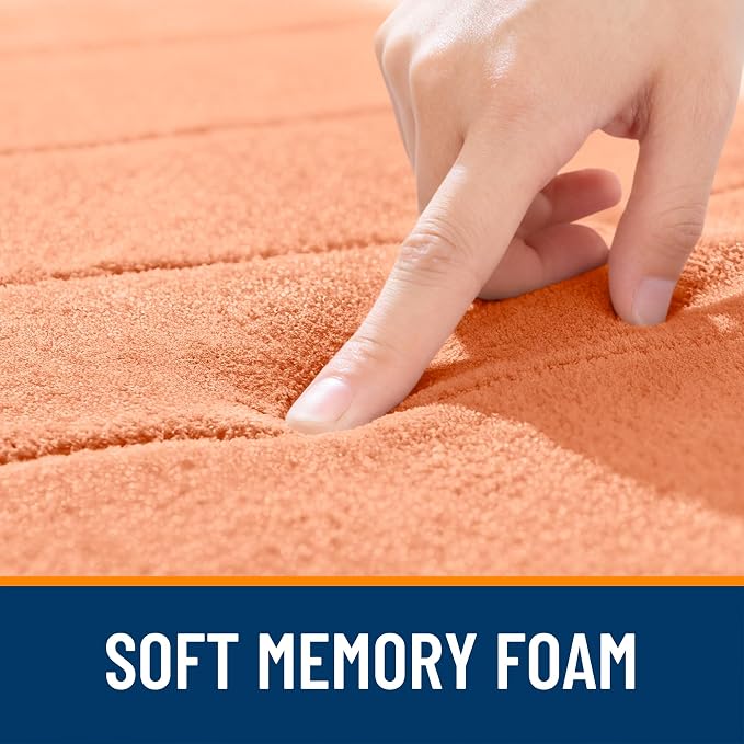 OLANLY Memory Foam Long Bathroom Rugs Runner 47x17, Super Soft Absorbent Bath - Image 5