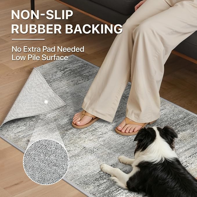 BEIMO Area Rugs 8x10 for Living Room Bedroom, Modern Abstract Machine Washable - Image 8