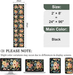 DUKINO 2x8 Washable Runner Rug, Lightweight Soft Floral Hallway Rug Runner - Image 2