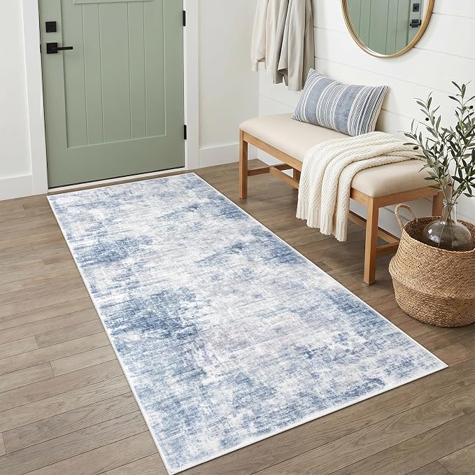 IOHOUZE Abstract Runner Rug 3x6 Ft Washable Runners by iOhouze