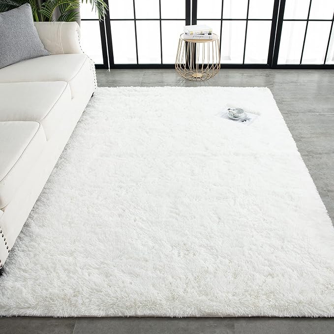 TWINNIS Super Soft Shaggy Rugs Fluffy Carpets 6x9 Feet, Indoor Modern Plush - Image 7