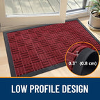OLANLY Front Door Mat Outside Entrance 71x23, Heavy Duty Sturdy Natural Rubber - Image 4
