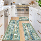 Vaukki Boho Kitchen Rug Sets 3 Pieces, Washable Kitchen Mats by Vaukki