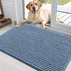 OLANLY Dog Door Mat for Muddy Paws 36x24, Ultra Absorbent Chenille Mud Doormat by OLANLY