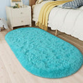 LOCHAS Bedroom Rug 2.6' x 5.3', Soft Oval Throw Rugs Carpet by LOCHAS