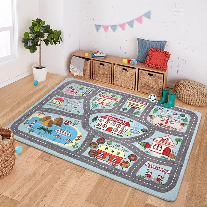 LIVEBOX Soft Kids Rug 4'x6' Carpet Play Mat - Image 8