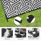 Outdoor Patio Plastic Straw Rug - Image 5