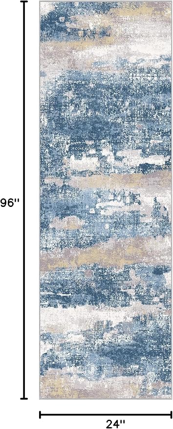 BEIMO Runner Rug for Hallway Kitchen 2x8 Machine Washable Runners Rug for - Image 2