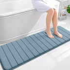 OLANLY Memory Foam Long Bathroom Rugs Runner 59x20, Super Soft Absorbent Bath by OLANLY