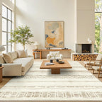 Miukiki 9x12 Area Rug for Living Room Moroccan Washable Rugs Non Slip Indoor - Image 5