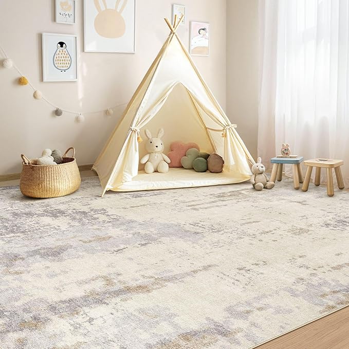 UERMEI 10x12 Area Rug Living Room Rugs - Image 7