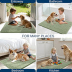 OLANLY Dog Door Mat for Muddy Paws 30x20, Ultra Absorbent Chenille Mud Doormat - Image 8
