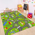 Non-Slip Town City Road Map Playmat by Unknown