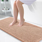 OLANLY Bathroom Runner Rugs 47x24, Extra Soft Absorbent Chenille Bath Rugs by OLANLY