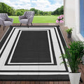 RURALITY Outdoor Rugs 6x9 Waterproof by RURALITY