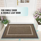 OLANLY Front Door Mat Indoor Outdoor Entrance, Waterproof All-Season, - Image 2