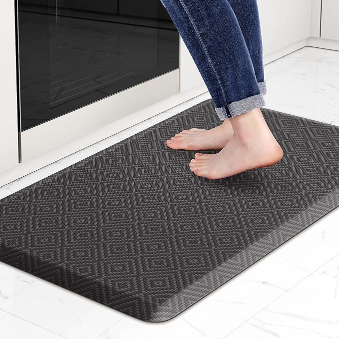 Mattitude Kitchen Mat Cushioned Anti-Fatigue Floor Mat Water Resistant Non-Slip by Mattitude