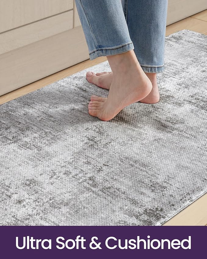 DEXI Kitchen Mats Cushioned Anti Fatigue, 23x86 Floor Padded Runner Rug Non Slip - Image 5