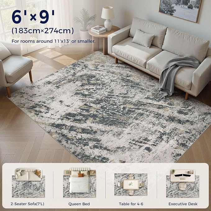 DMOYEST Area Rug Living Room Rugs - Image 8
