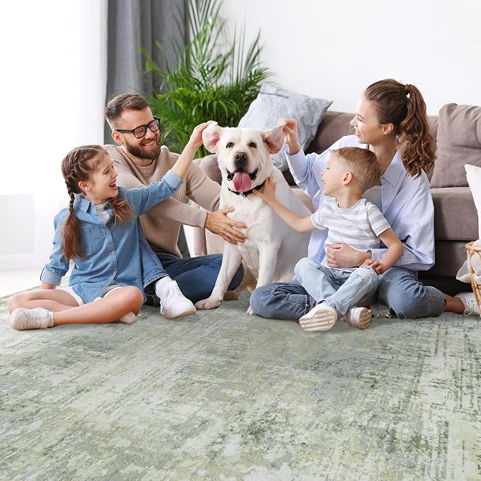 5x7 Area Rugs for Living Room Rug Washable: Modern Rug for Dining Room Bedroom - Image 7