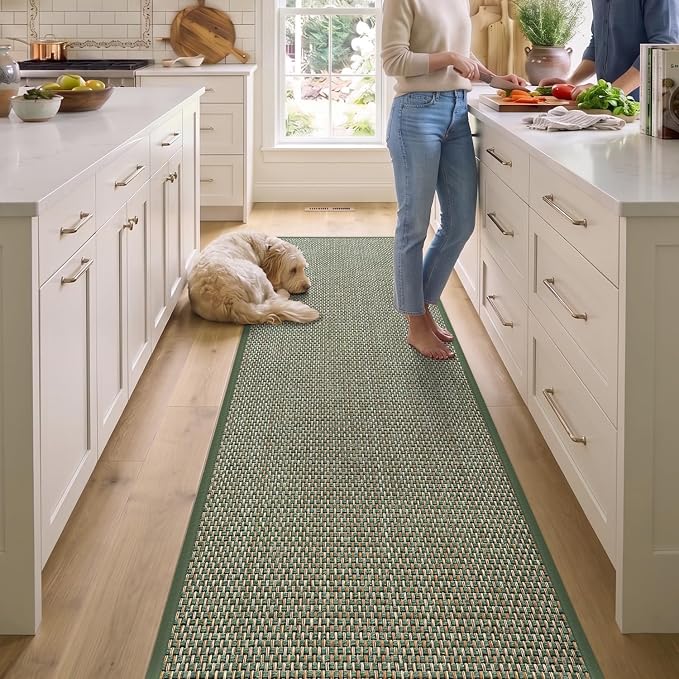 DEX Hallway Runner Rug 2x6, Non Slip Rubber Backing Inside Entryway Carpet - Image 8