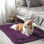 OLANLY 2x3 Machine Washable Small Bedside Rug, Soft Fluffy Shaggy Entryway by OLANLY