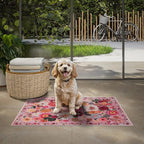 Pink Area Rugs 24x17 Inch Home Decor Entry Rug, Small Door Mat Bath Mats - Image 7