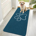 OLANLY Dog Door Mat for Muddy Paws 70x32, Paw Print Design, Absorbs Moisture by OLANLY
